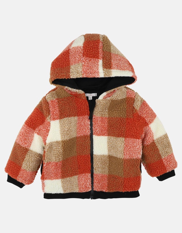 Fox & Finch - Mr Fox Sherpa Check Jacket - Kids