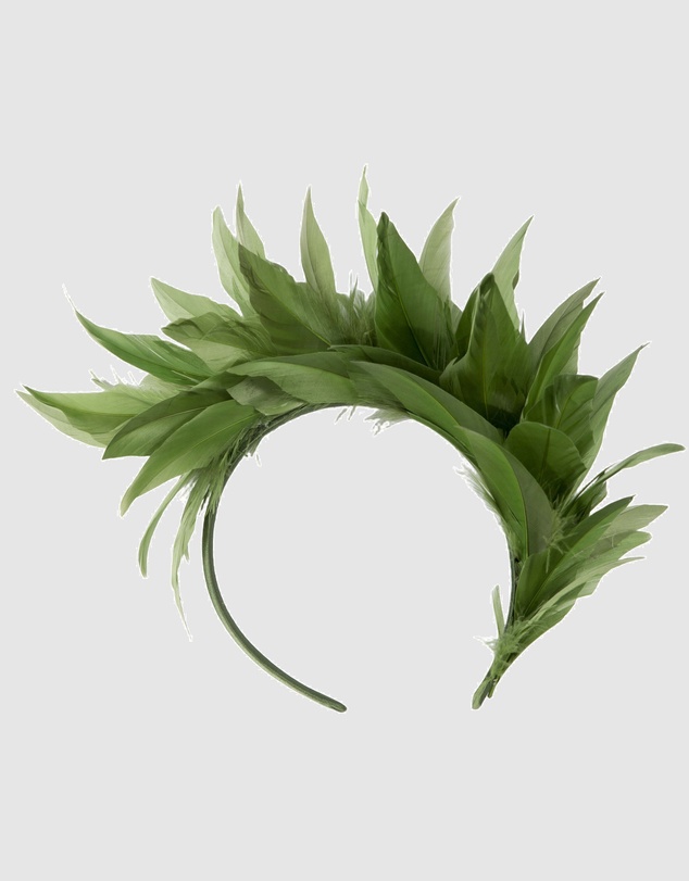 Max Alexander - Modern Olive Racing Fascinator
