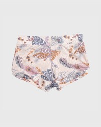Aqua Blu Kids - Plumeria Lycra Boardshorts - Kids