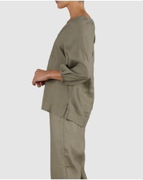 Amelius - Telopea Linen Blouse
