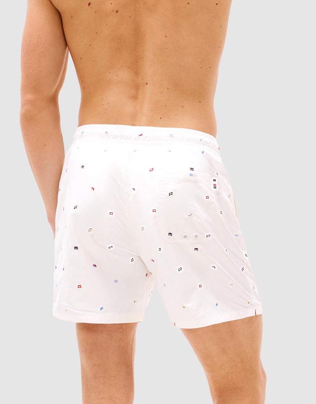 Tommy Hilfiger - Medium Drawstring Critter Swim Shorts