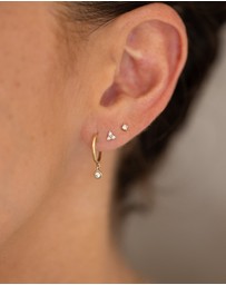 Luna Rae - Solid Gold - Halley Diamond Studs