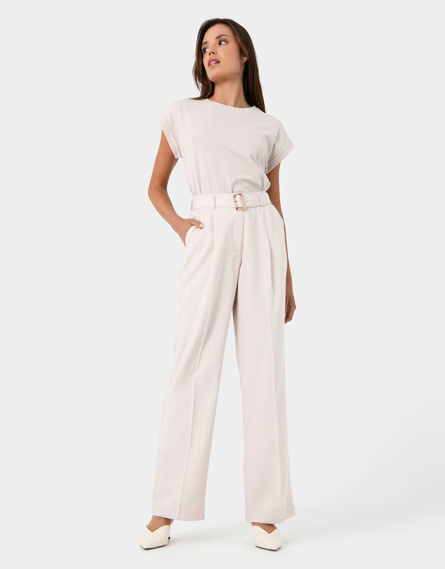 Forcast - Anali Belted Wide Leg Trousers