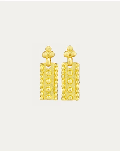 Ottoman Hands - Vida Gold Granulation Stud Earrings