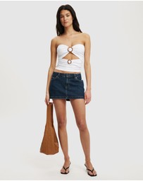 Cotton On - Scarlette Trim Detail Tube Top