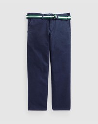 Polo Ralph Lauren - Slim Fit Flex Abrasion Twill Pant - Kids - The Iconic Exclusive