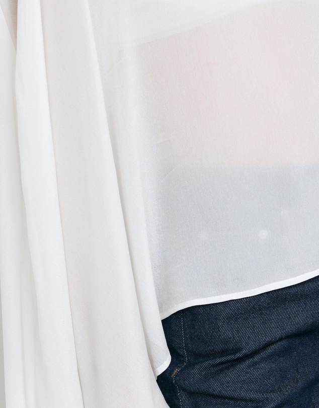 AERE - Mila One Shoulder Asymmetric Blouse