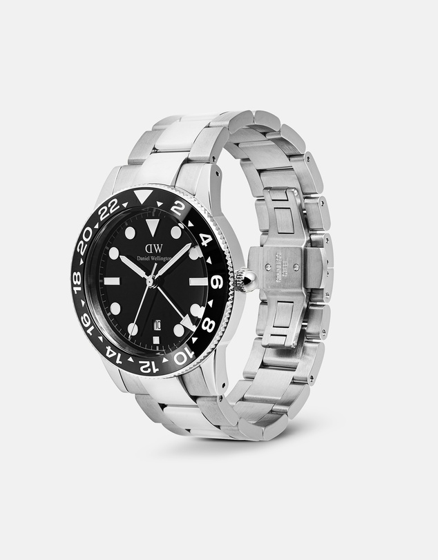 Daniel Wellington - Iconic GMT Link 40mm Ceramic Bezel