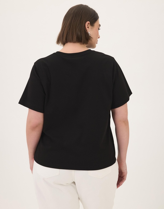 Atmos&Here Curvy - Cotton Slim T-Shirt
