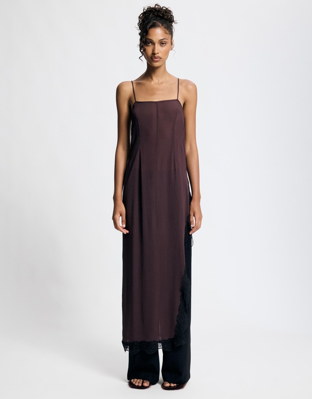 Lover - Anya Lace Trim Sheer Tunic