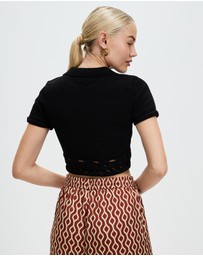 Third Form - Break Away Knit Polo Top