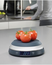 Joseph Joseph - SwitchScale™ 2-in-1 Switch Digital Scale with Reversible Lid (Grey)