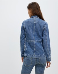 DRICOPER DENIM - Driftwood Indigo Utility Jacket