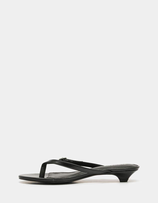 Therapy - Noir Thong Heels