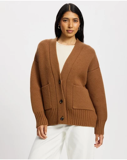 White By FTL - Amber Merino Cardigan