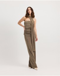 TOJHA - IESHA DRESS - MOSS