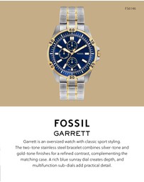 Fossil - Garrett Multicolour Chronograph Watch