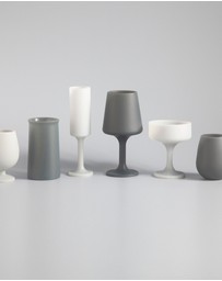porter green - stegg | silicone unbreakable highball glasses