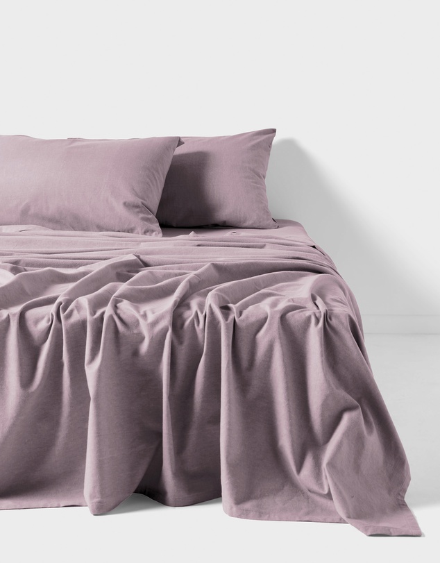 Linen House - Flannelette Plain-Dyed Sheet Set