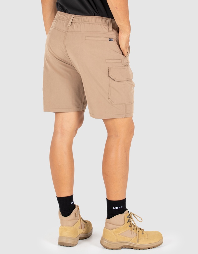 UNIT Workwear - UNIT Flexlite Mens Lightweight Cargo Shorts