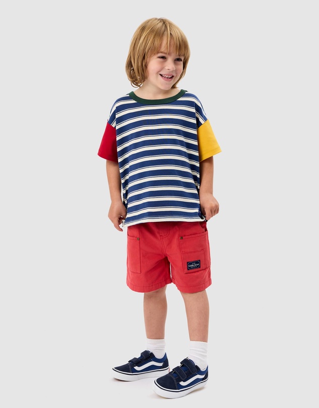 Goldie + Ace - Oversized Stripe T-Shirt - Babies-Kids