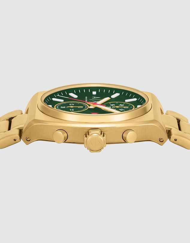Armani Exchange - Gold Tone Chronograph Watch