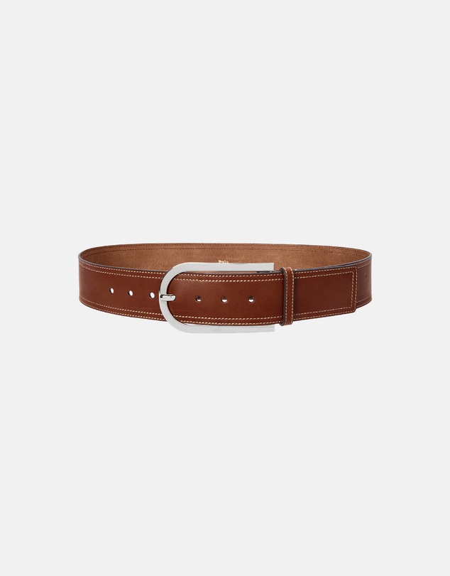 Polo Ralph Lauren - Elongated-Buckle Leather Belt