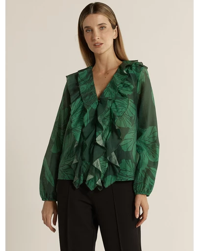 Fate + Becker - Lynn Ruffle Blouse