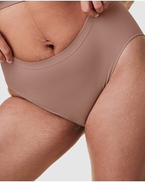 Bravado - Recycled Nylon, Cotton & Modal High Waist Seamless Brief