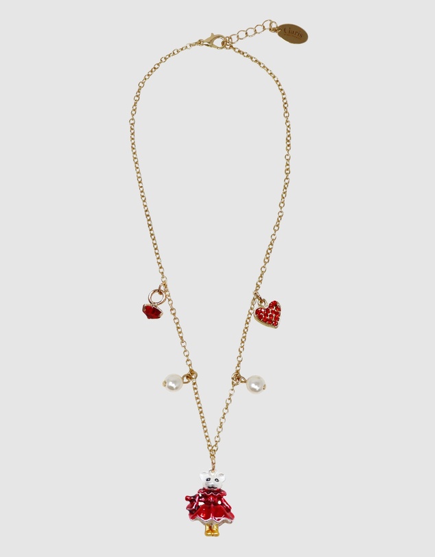 Claris The Chicest Mouse In Paris By Pink Poppy - Claris Holiday Heist Charm Necklace