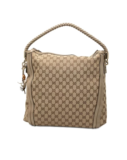 Pre-Loved by Azura Reborn - Pre-Loved Large GG Canvas Bella Shoulder Bag