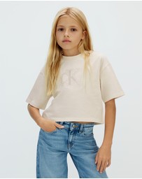Calvin Klein Jeans - Girls Boxy Logo T-Shirt