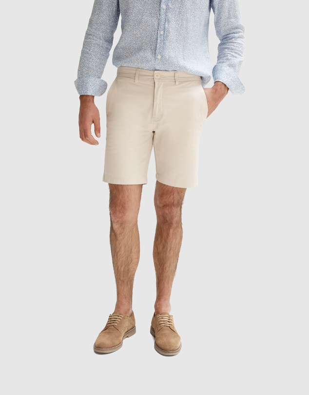 Trenery - Classic Chino Short in Chalk