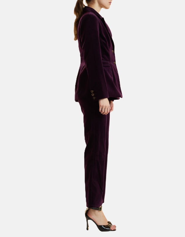 Cynthia Rowley - Velveteen Fitted Blazer