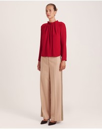 SABA - Willa High Neck Long Sleeve Top