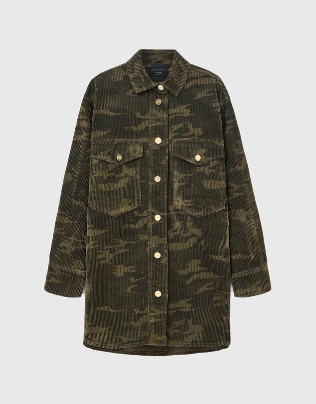 AllSaints - Faye Flocked Dress