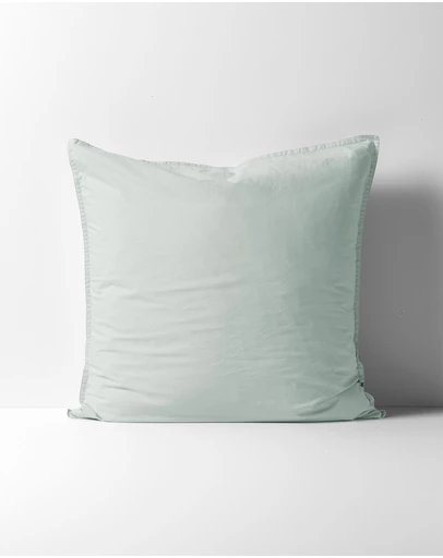 Aura Home - Evie Stonewash Organic Cotton European Pillowcase