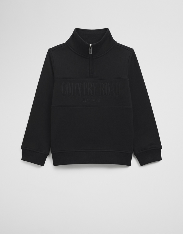 Country Road - Australian Cotton Heritage Half Zip Sweat