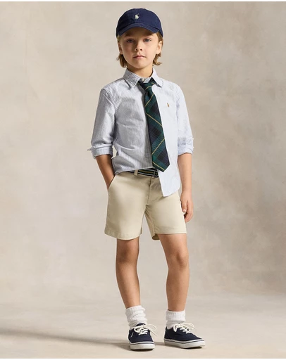 Polo Ralph Lauren - Striped Cotton Oxford Shirt - Kids