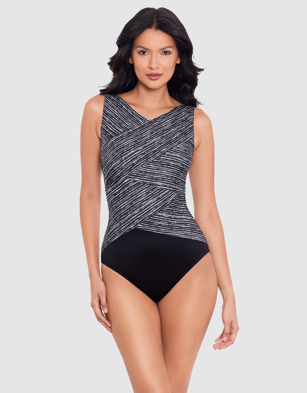 Miraclesuit Swimwear  - Selenite Brio High Neck Underwired One-Piece Shaping Swimsuit