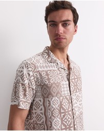 Sportscraft - Casper Short Sleeve Print Shirt