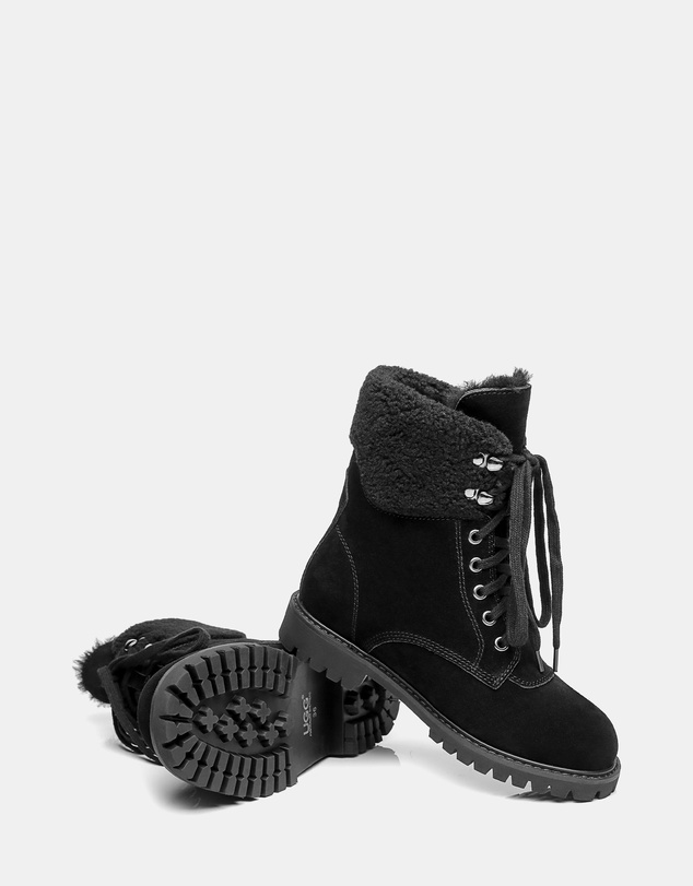 EVERAU - Australian Shepherd Ugg Mina Cow Suede Upper Martens