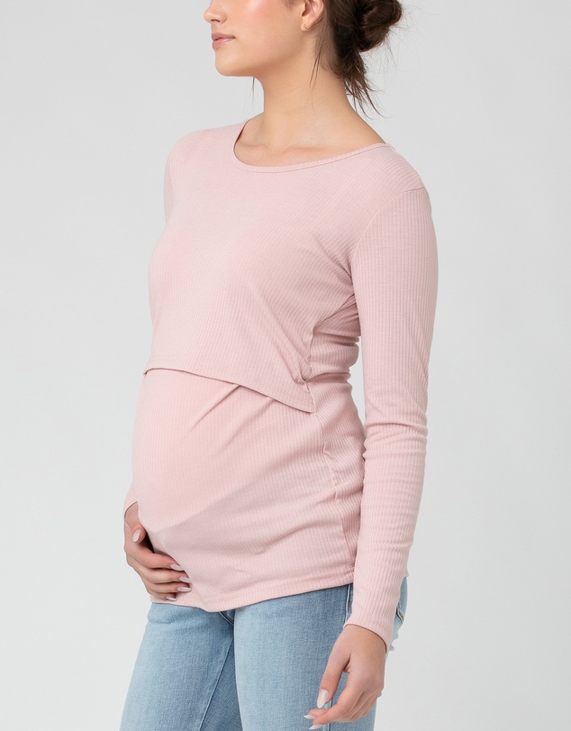 Ripe Maternity - Tessa Rib Nursing Top