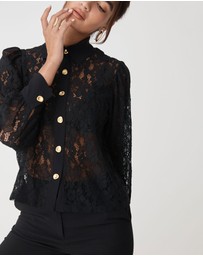 Forcast - Kennedy Lace Shirt
