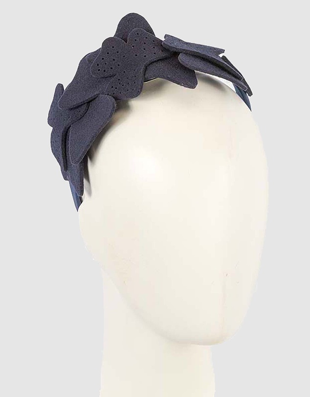 Max Alexander - Petite Navy Felt Headband