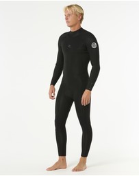 Rip Curl - Mens Dawn Patrol 4/3 Back Zip Steamer Wetsuit