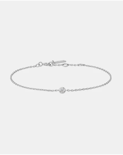 Ania Haie - Silver Sparkle Bezel Bracelet