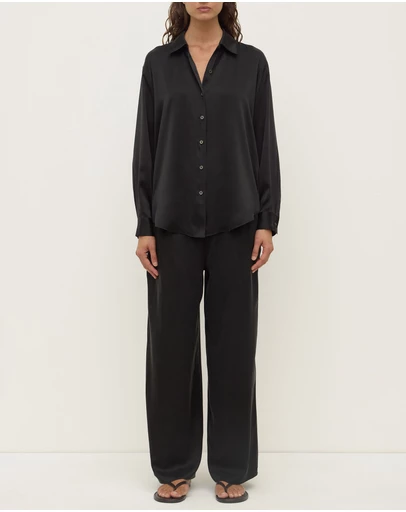 Assembly Label - Pippa Silk Long Sleeve Shirt