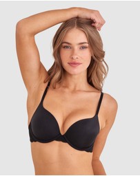 Bras N Things - Sexy Basics Push Up Mystic - Black