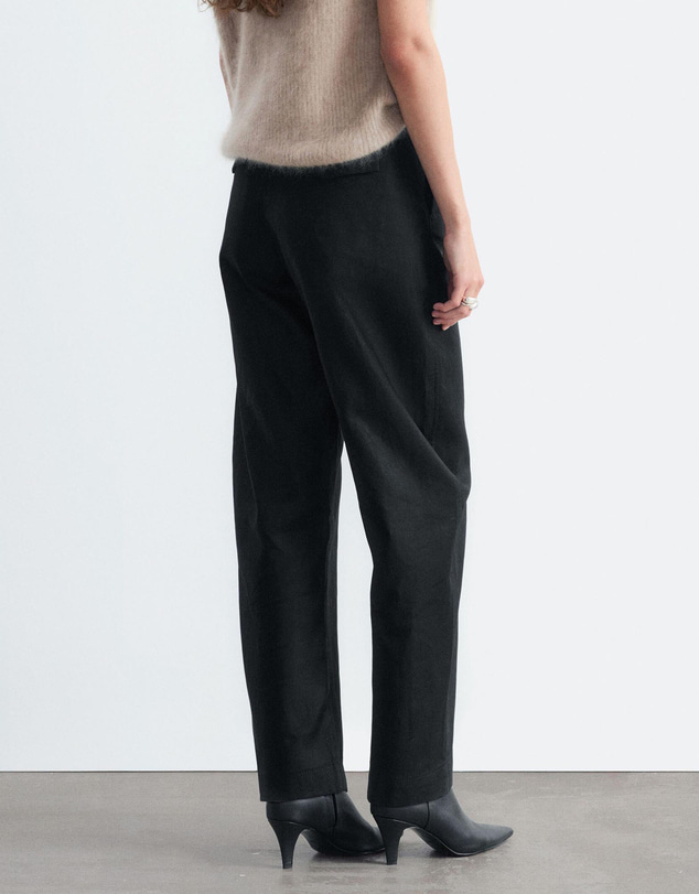 & Other Stories - Cotton Twill Barrel Leg Trousers